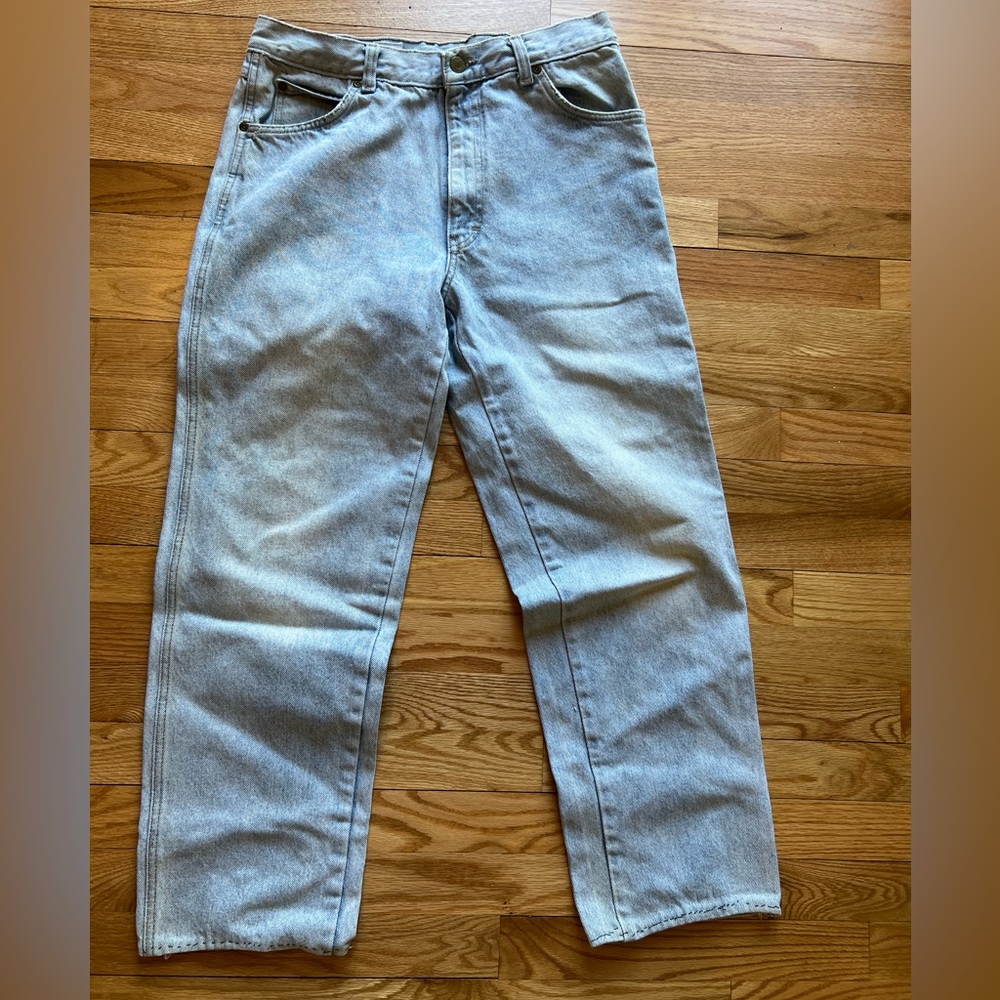 Vintage Calvin Klein Light Blue Straight Leg Denim Jeans